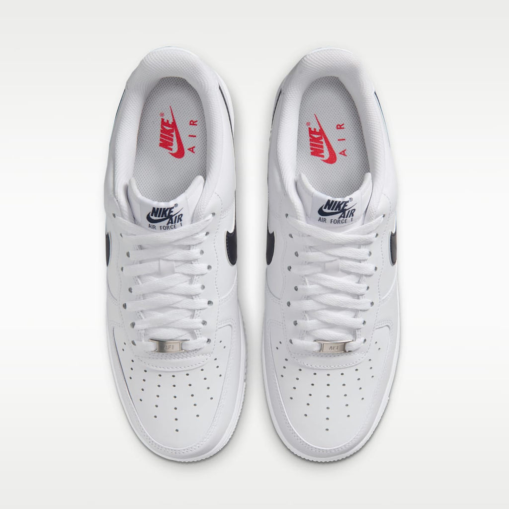 Nike Air Force 1 '07 LV8 "USA" Men's Shoes - White/University Red/University Red/Midnight Navy - Image 4