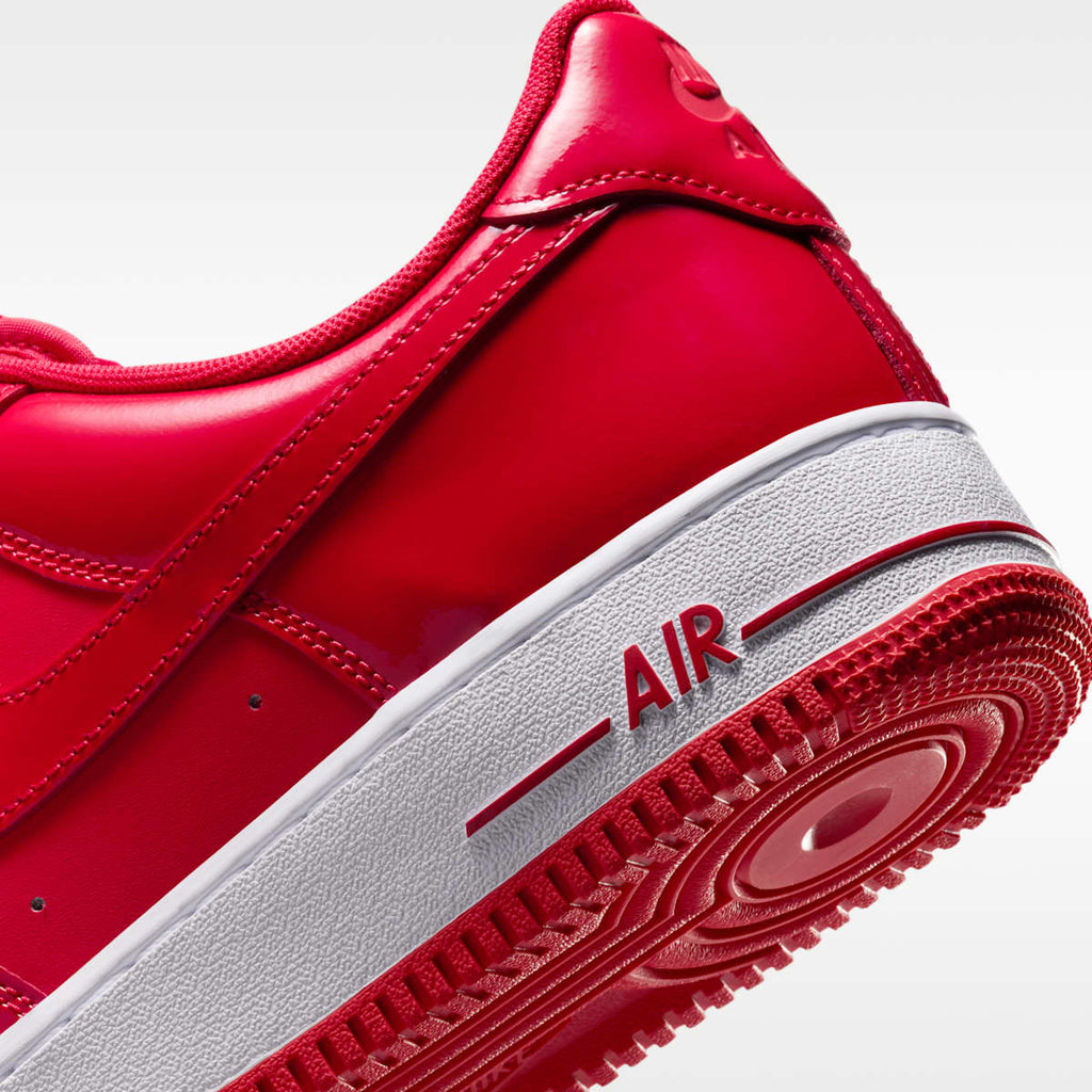Nike Air Force 1 '07 LV8 Men's Shoes - University Red/White/Metallic Silver/Light Crimson - Image 8