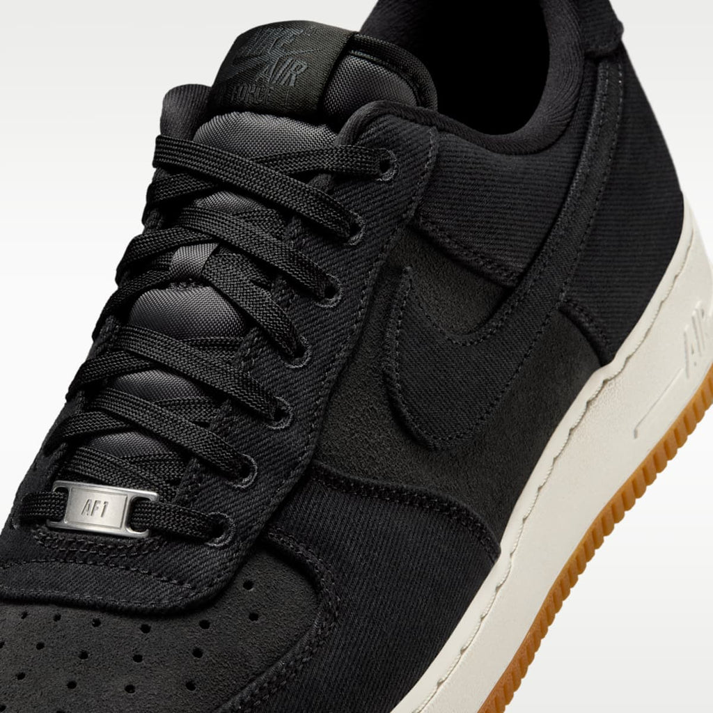 Air Force 1 '07 LV8 "Denim" Men's Shoes - Black/Dark Smoke Grey/Gum Medium Brown/Black - Image 7