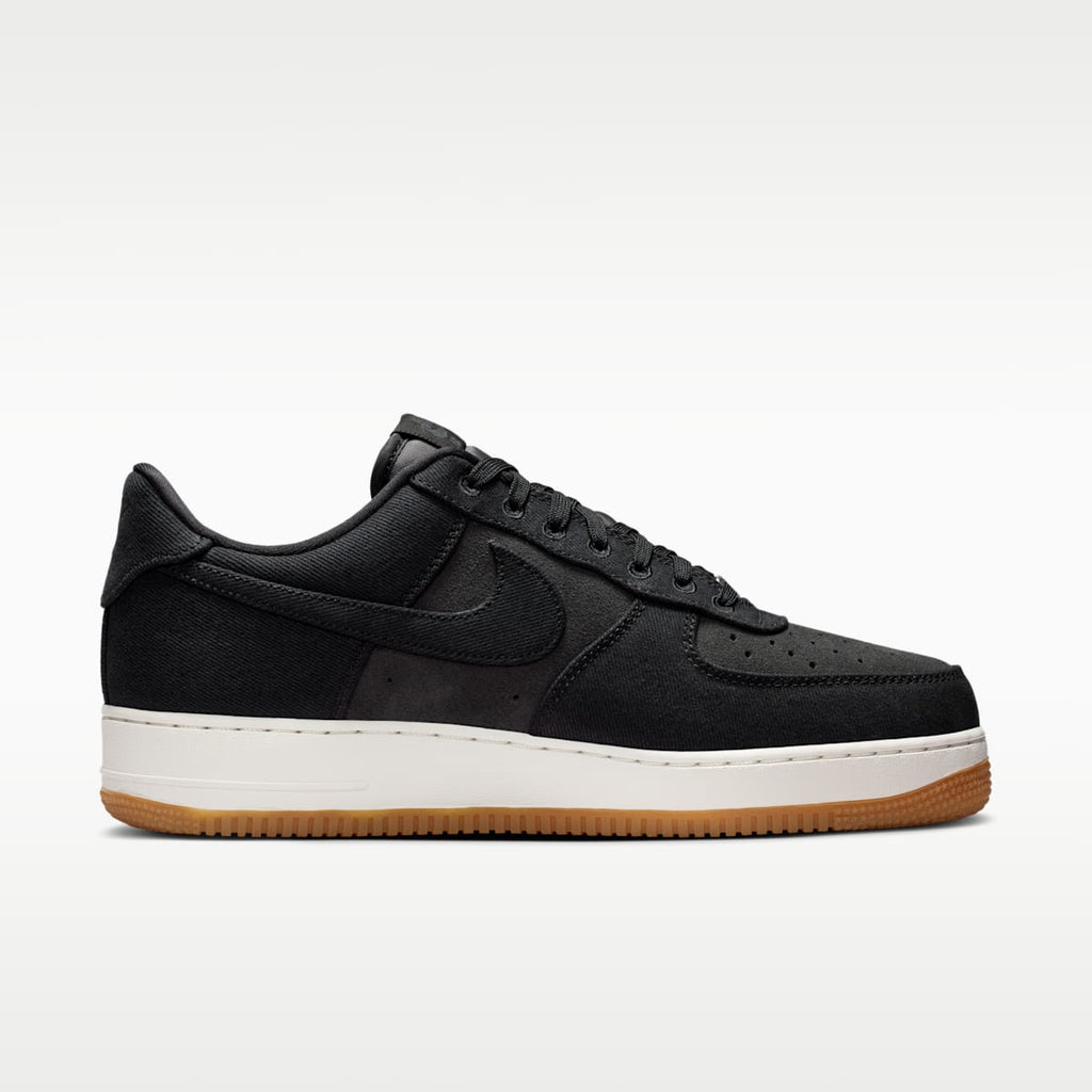 Air Force 1 '07 LV8 "Denim" Men's Shoes - Black/Dark Smoke Grey/Gum Medium Brown/Black - Image 3