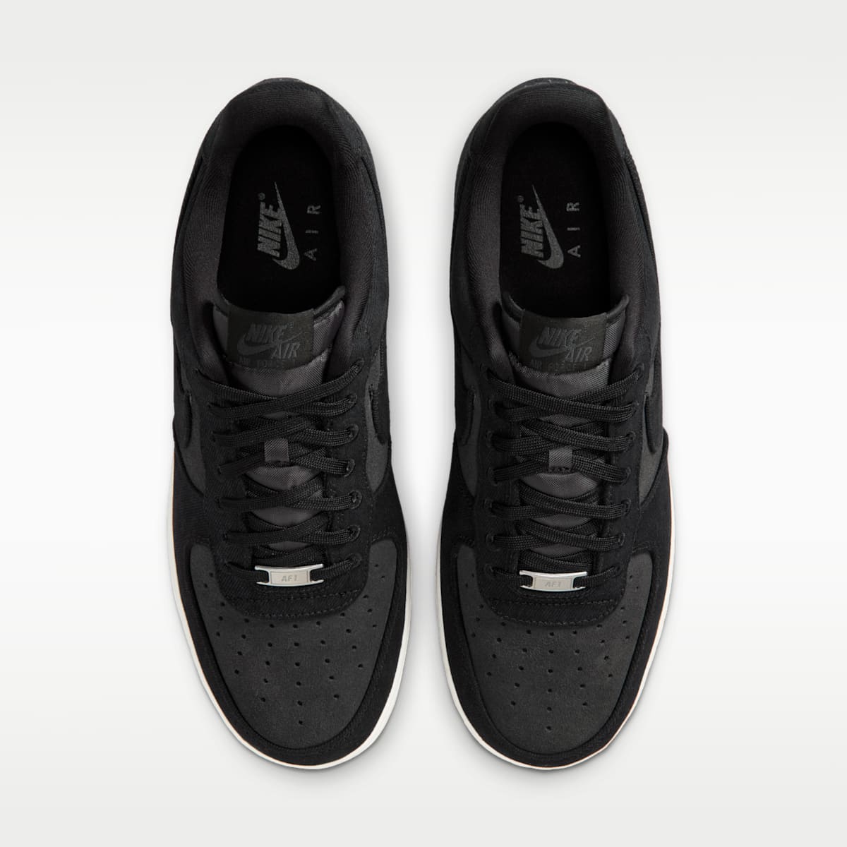 Air Force 1 '07 LV8 "Denim" Men's Shoes - Black/Dark Smoke Grey/Gum Medium Brown/Black - Image 4