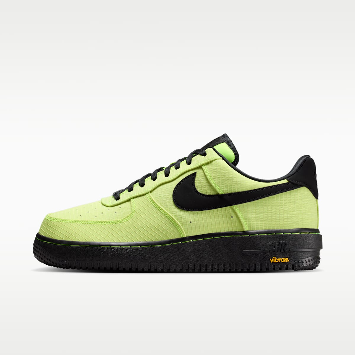 Nike Air Force 1 '07 LX Vibram Men's Shoes - Volt/Black/Speed Yellow/Black - Image 1