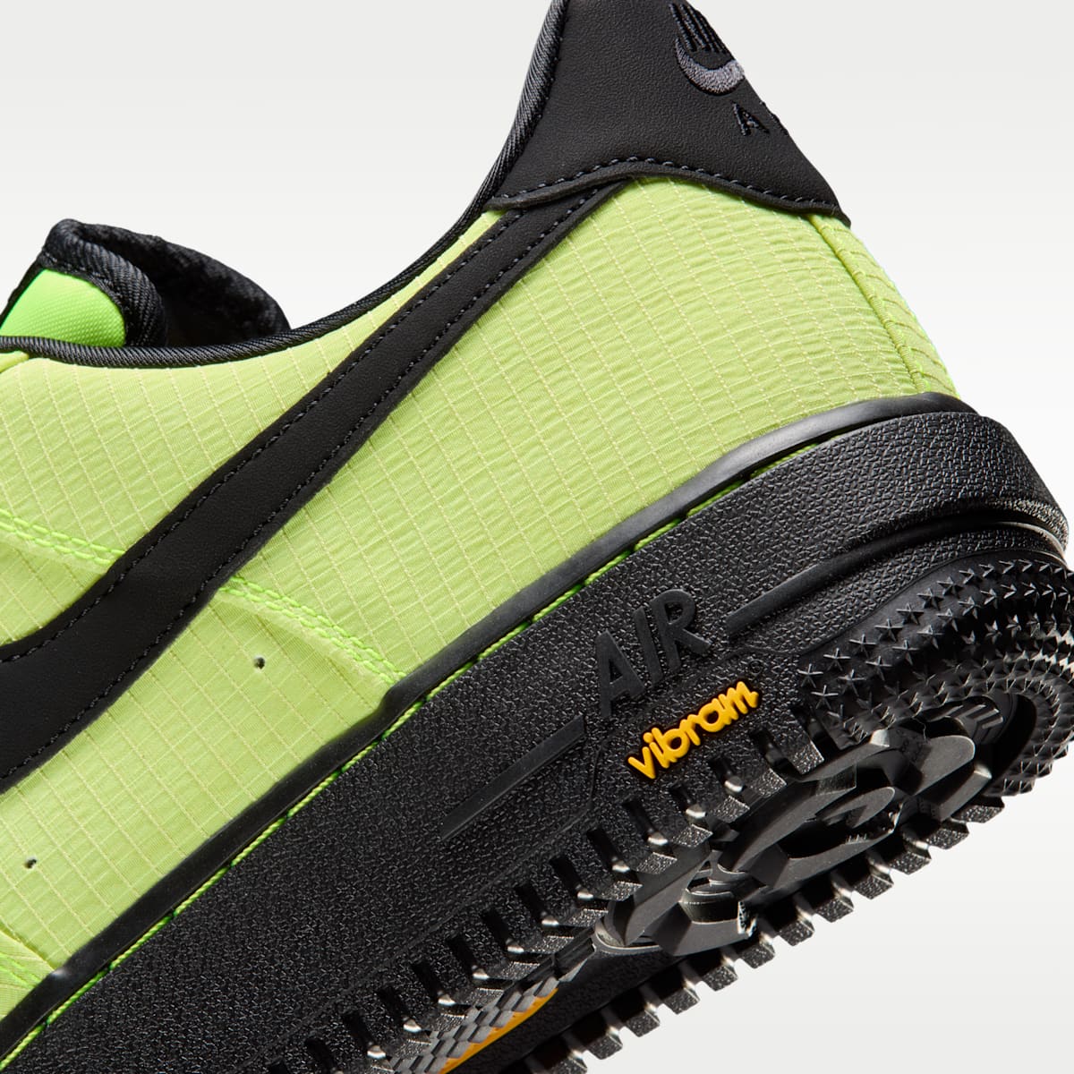 Nike Air Force 1 '07 LX Vibram Men's Shoes - Volt/Black/Speed Yellow/Black - Image 8