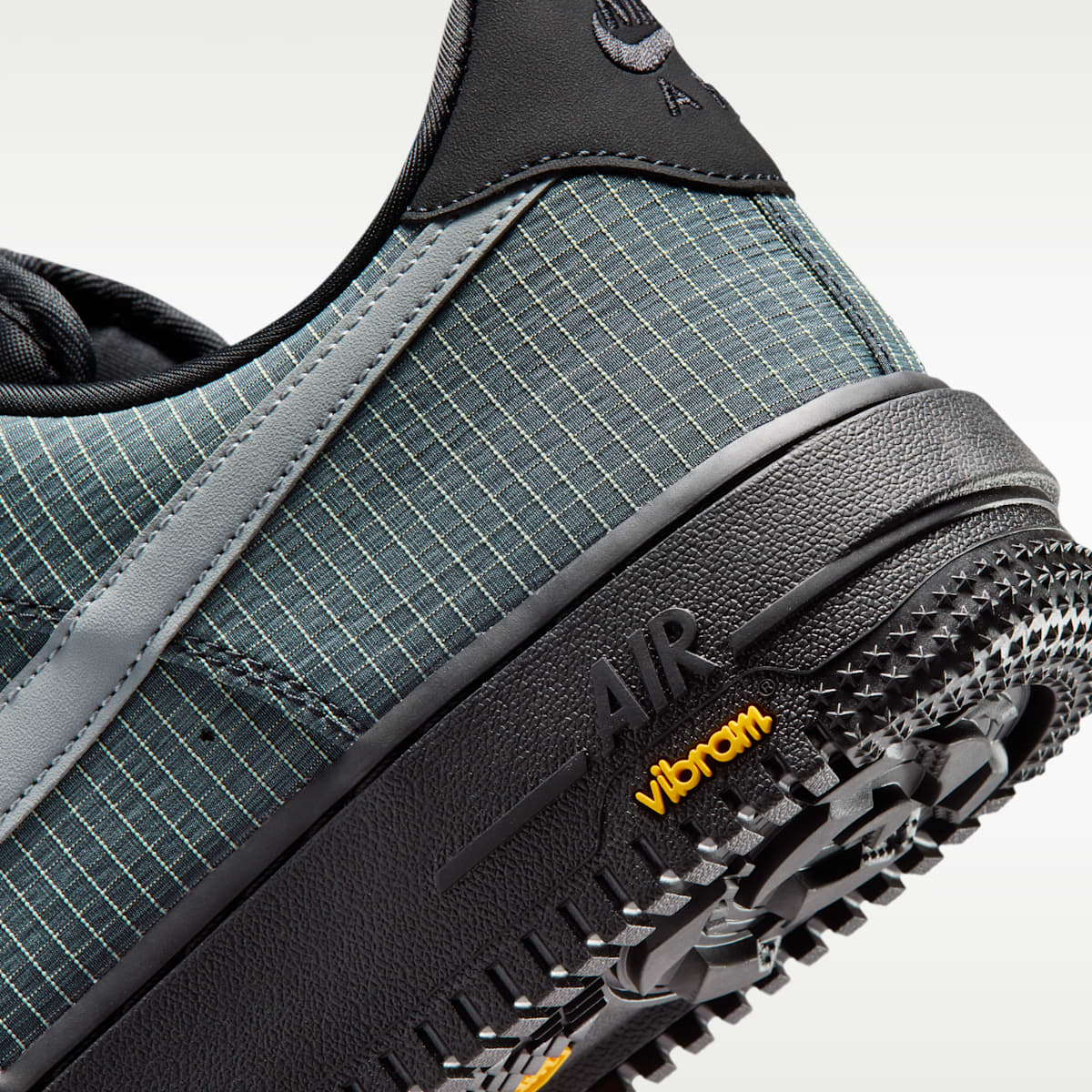 Nike Air Force 1 '07 LX Vibram Men's Shoes - Black/Light Lemon Twist/Speed Yellow/Smoke Grey - Image 8