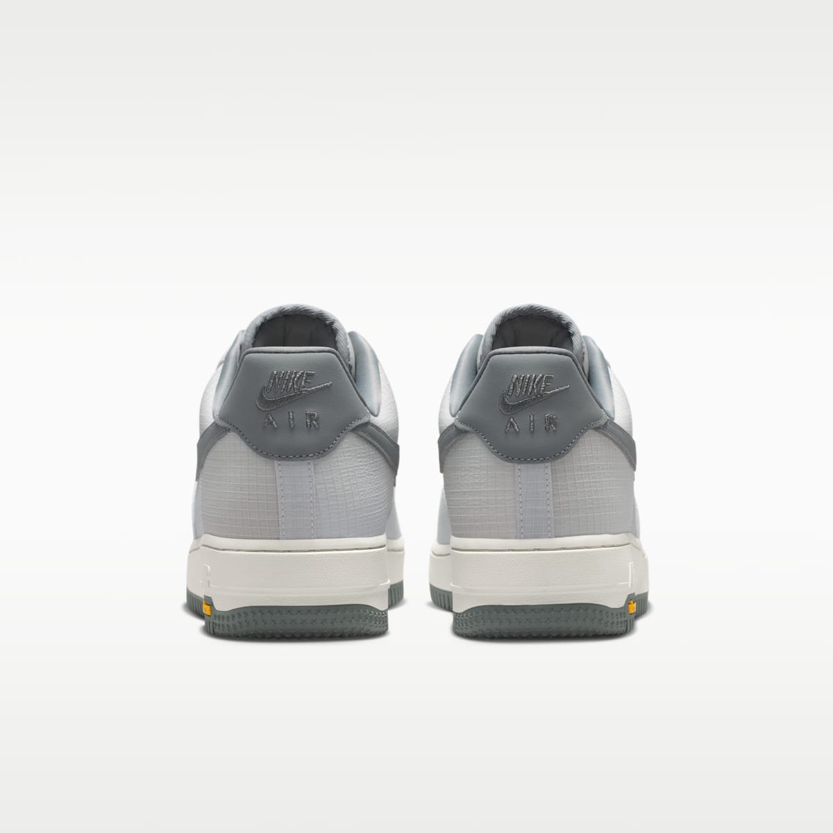 Nike Air Force 1 '07 LX Vibram Men's Shoes - Summit White/Light Bone/Speed Yellow/Smoke Grey - Image 6
