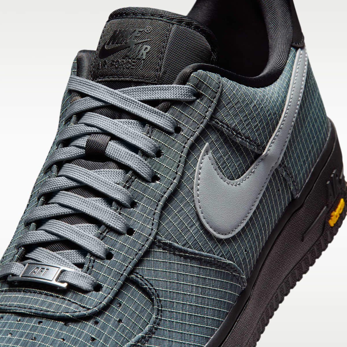 Nike Air Force 1 '07 LX Vibram Men's Shoes - Black/Light Lemon Twist/Speed Yellow/Smoke Grey - Image 7