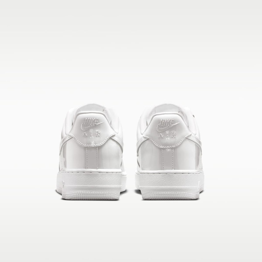 Nike Air Force 1 '07 Patent Leather Men's Shoes - White/White - Image 6