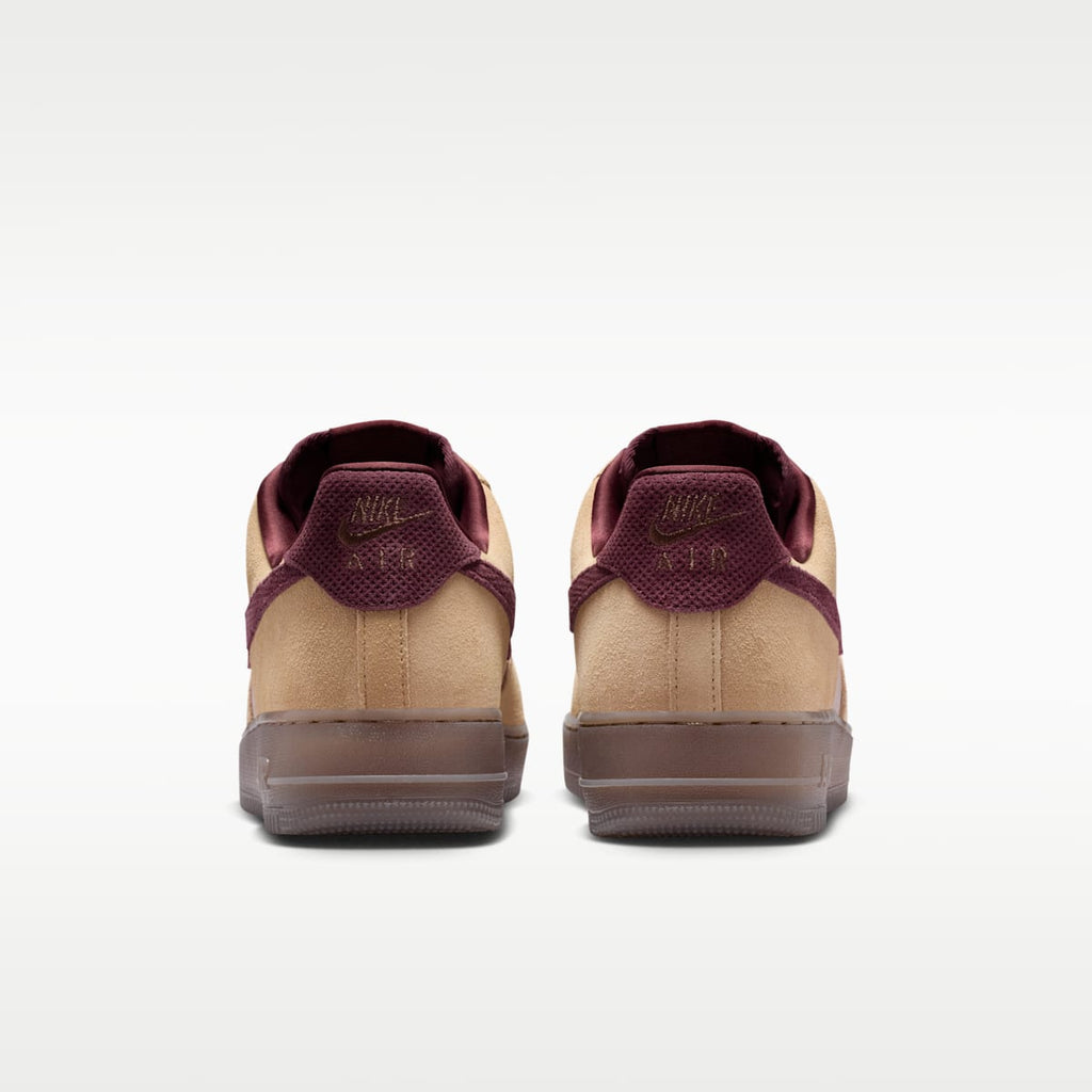 Nike Air Force 1 '07 Premium Men's Shoes - Linen/Moon Particle/Mink Brown/Burgundy Crush - Image 6