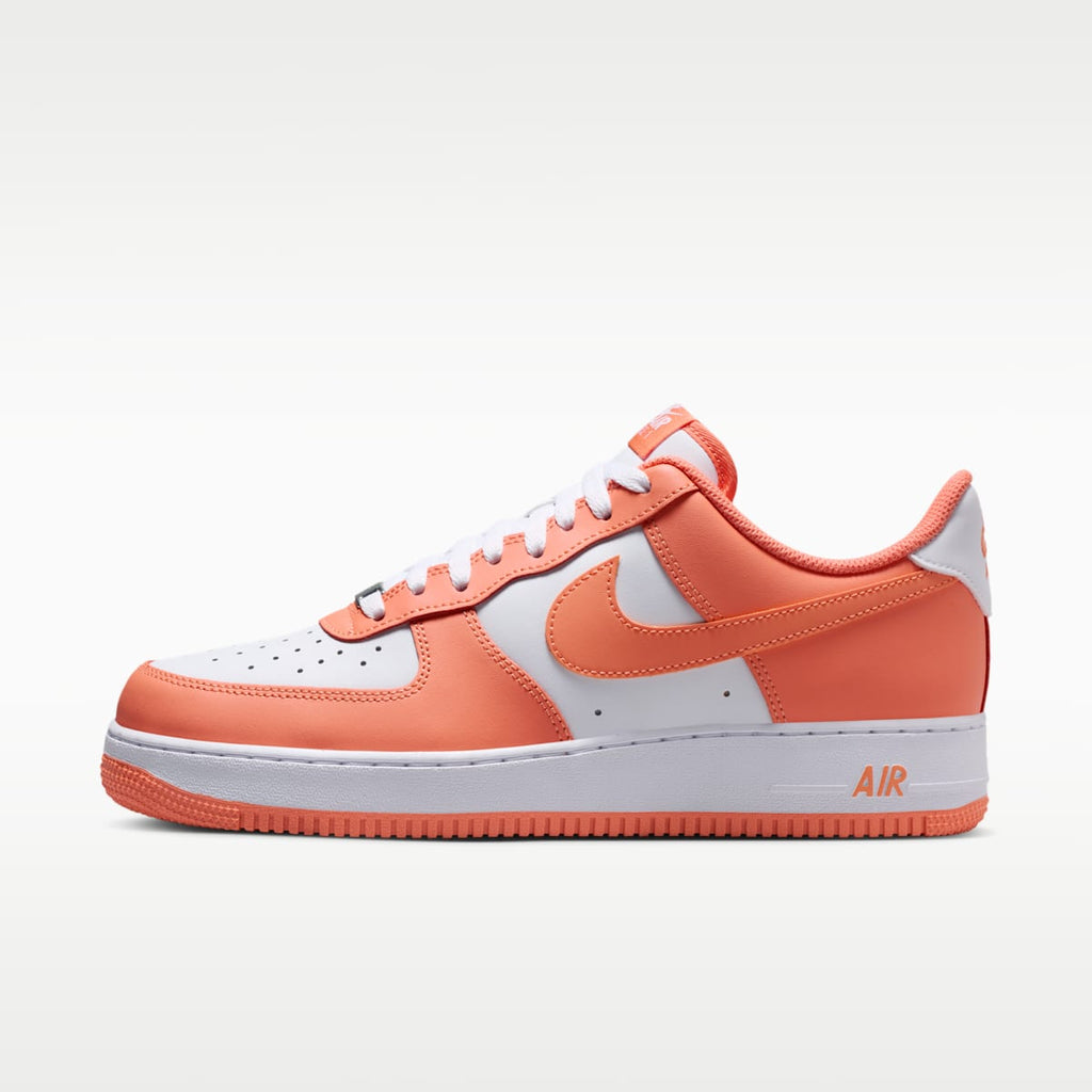 Nike Air Force 1 '07 Men's Shoes - White/White/Orange Frost - Image 1