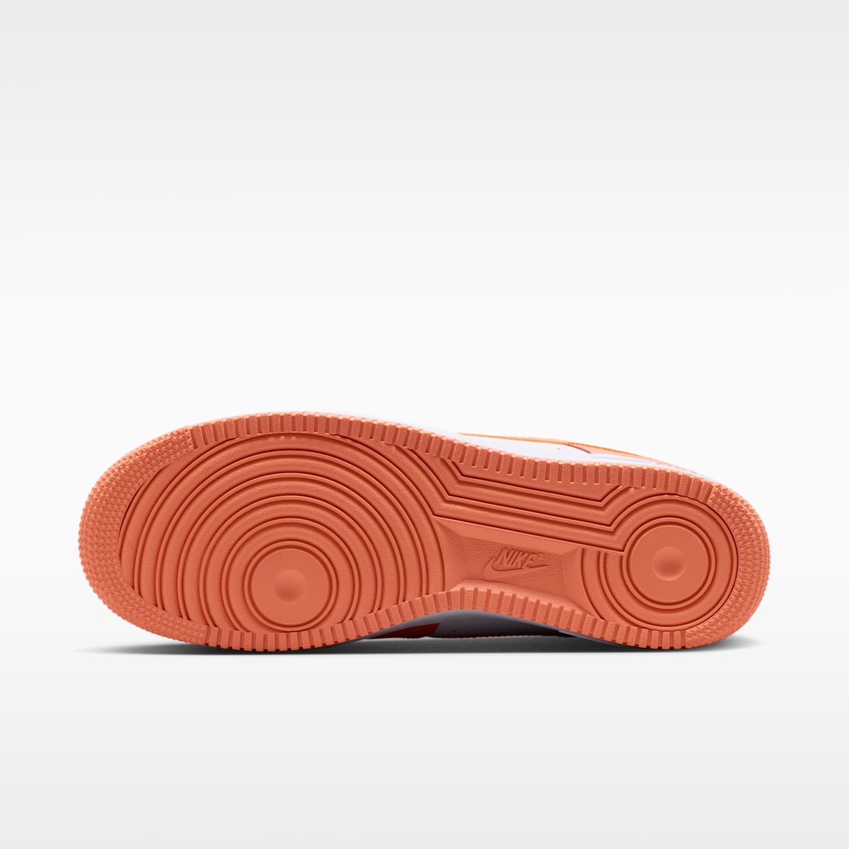 Nike Air Force 1 '07 Men's Shoes - White/White/Orange Frost - Image 2