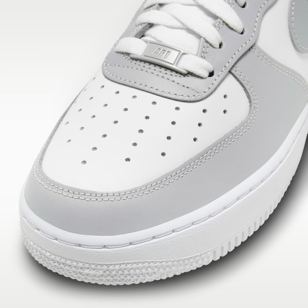 Nike Air Force 1 '07 Men's Shoes - White/White/Light Smoke Grey/Light Smoke Grey - Image 7