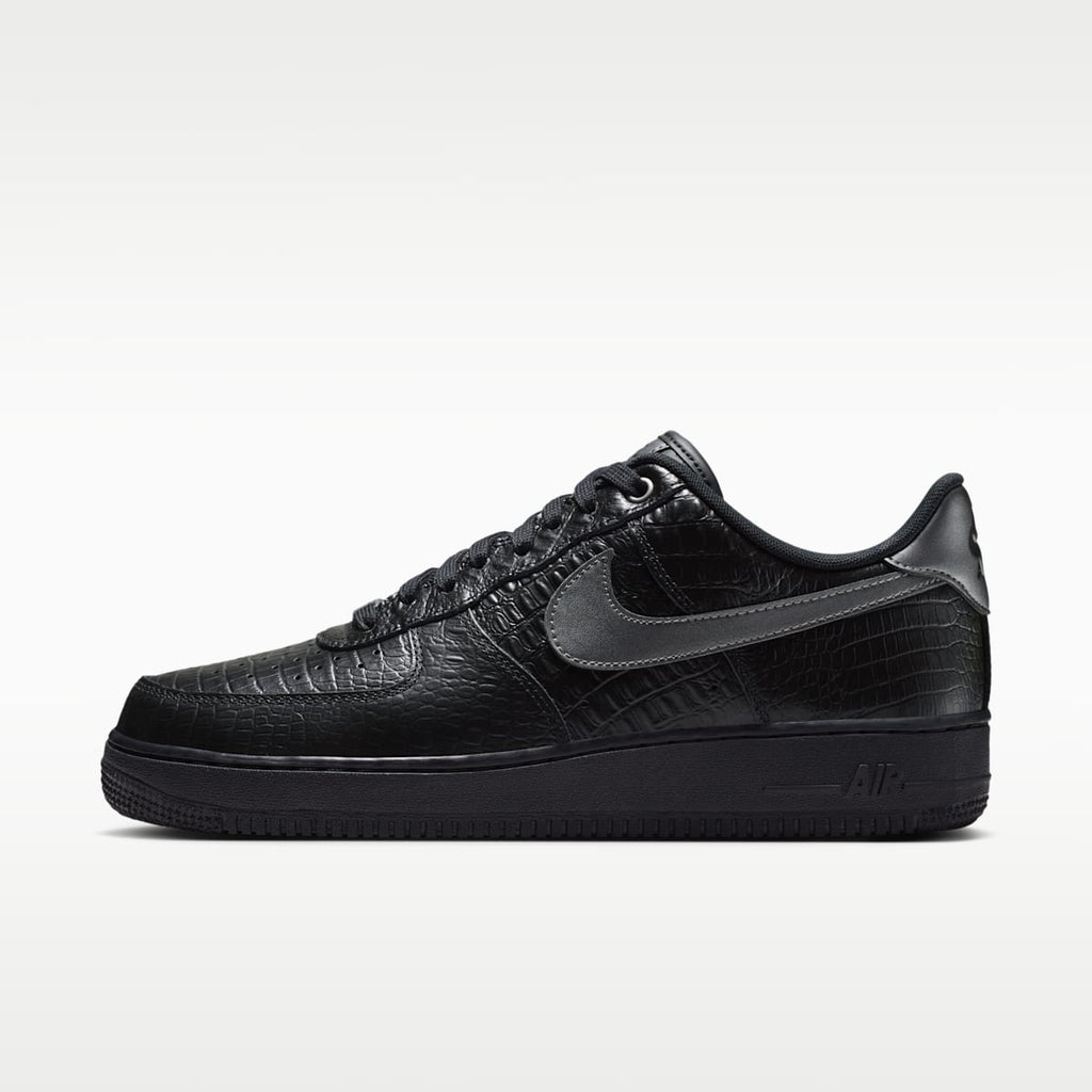 Nike Air Force 1 '07 Men's Shoes - Black/Metallic Dark Grey - Image 1