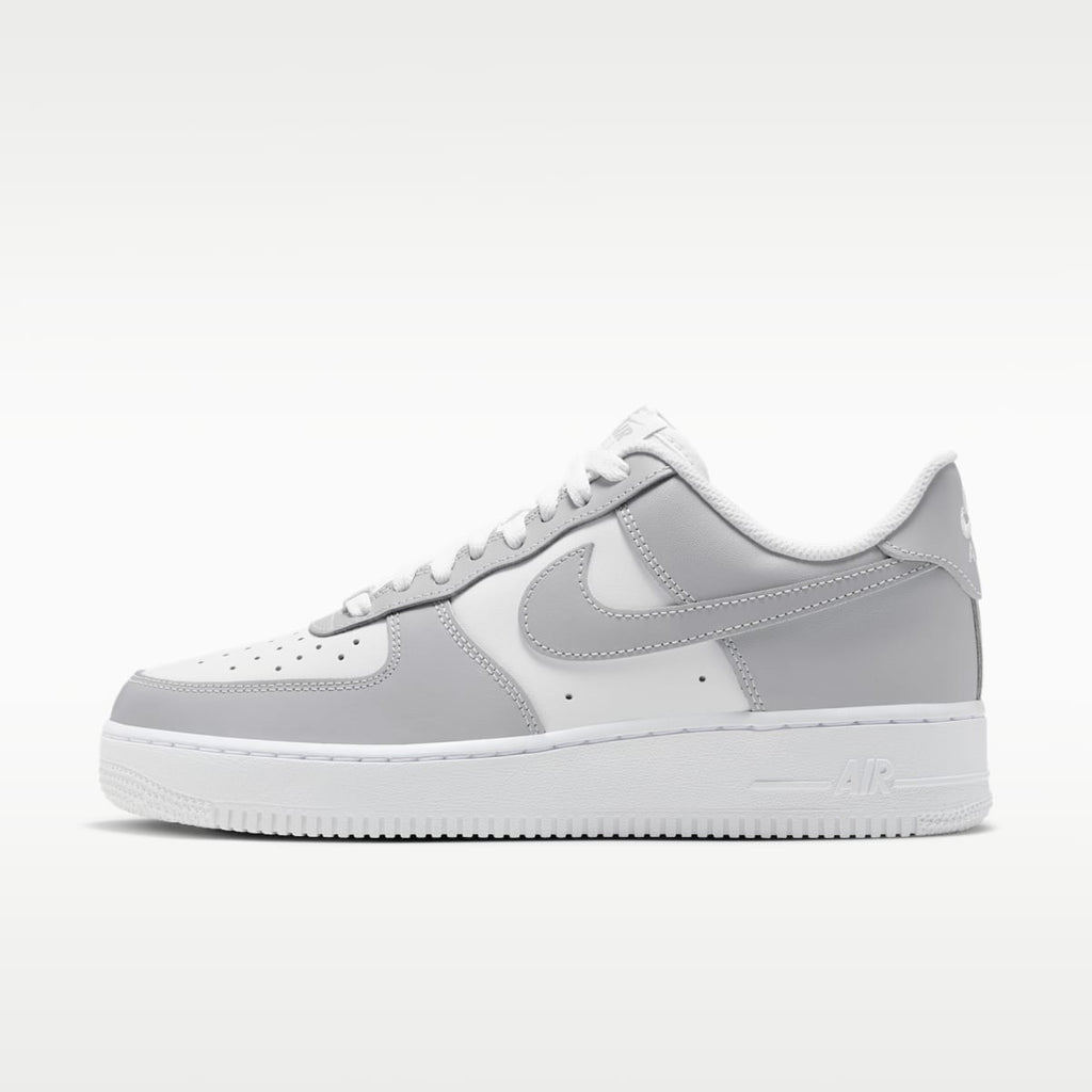 Nike Air Force 1 '07 Men's Shoes - White/White/Light Smoke Grey/Light Smoke Grey - Image 1