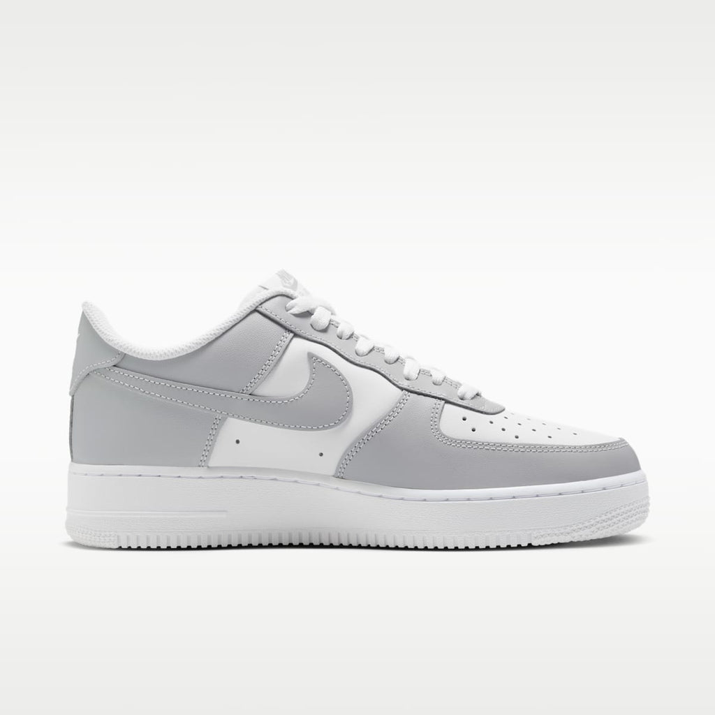 Nike Air Force 1 '07 Men's Shoes - White/White/Light Smoke Grey/Light Smoke Grey - Image 3