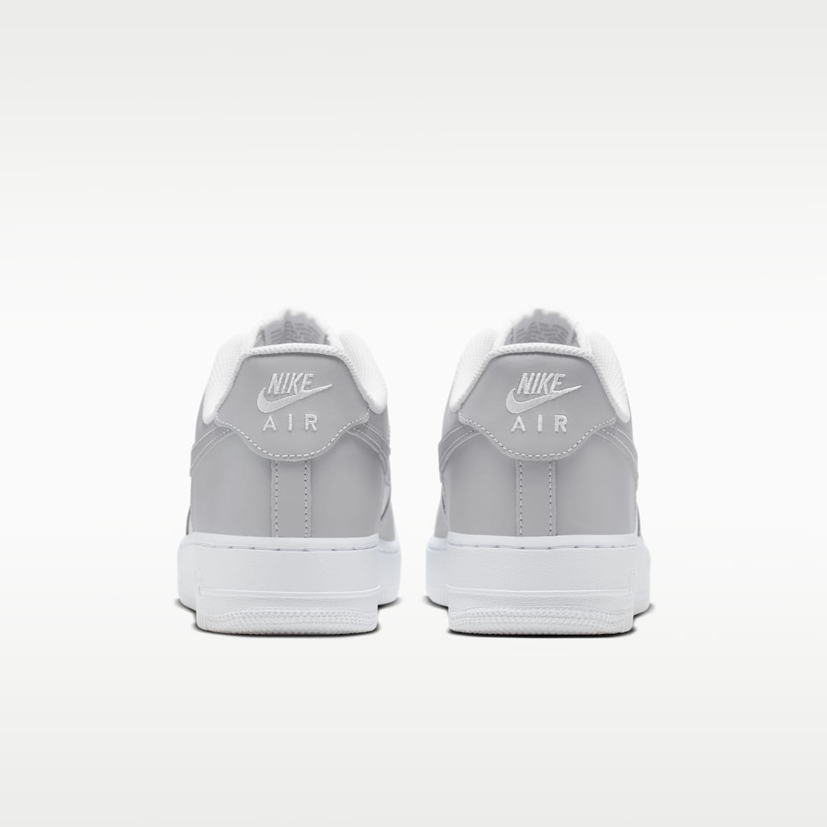 Nike Air Force 1 '07 Men's Shoes - White/White/Light Smoke Grey/Light Smoke Grey - Image 6