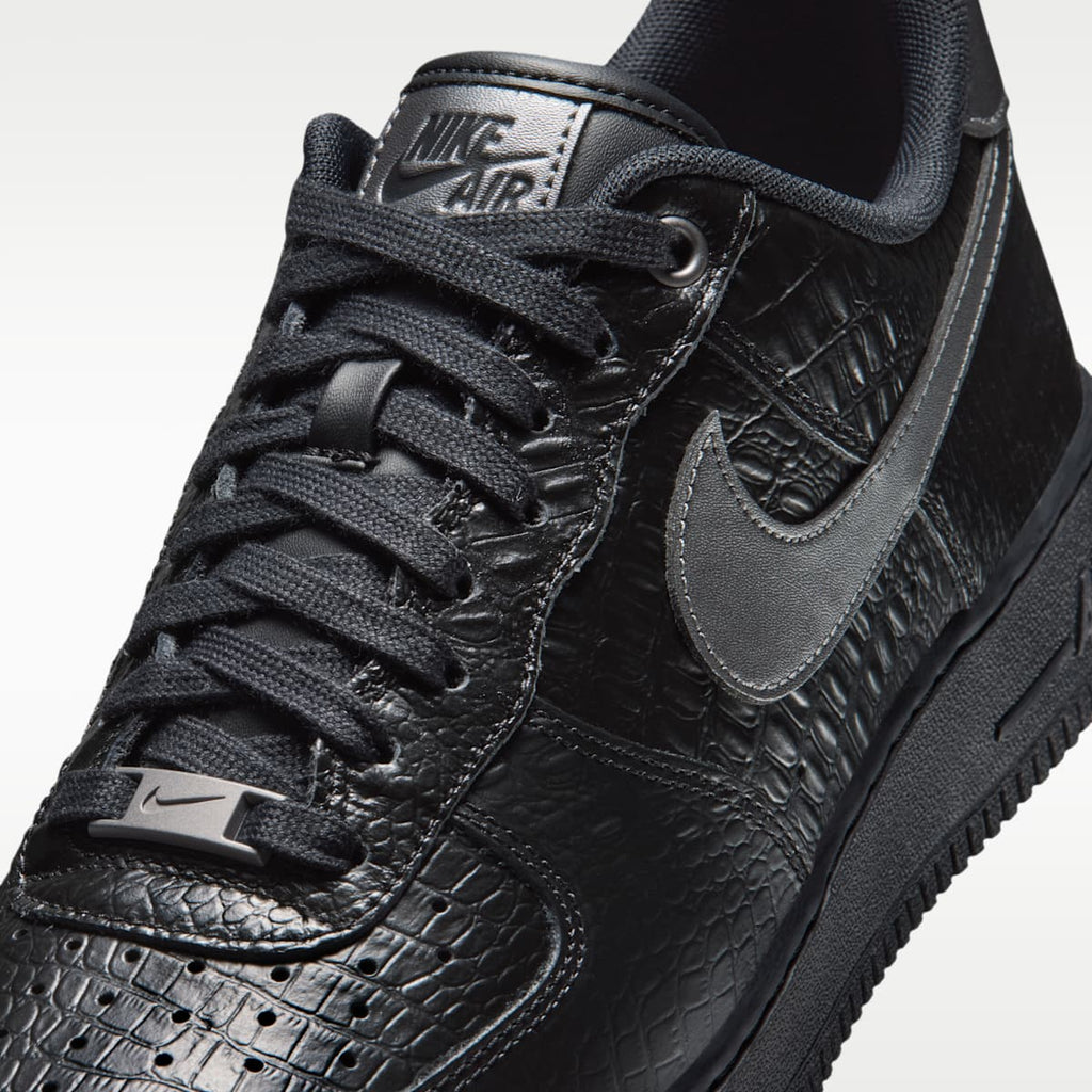 Nike Air Force 1 '07 Men's Shoes - Black/Metallic Dark Grey - Image 7