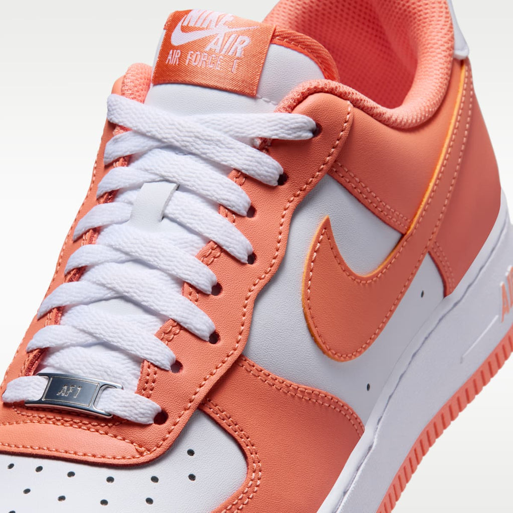 Nike Air Force 1 '07 Men's Shoes - White/White/Orange Frost - Image 7