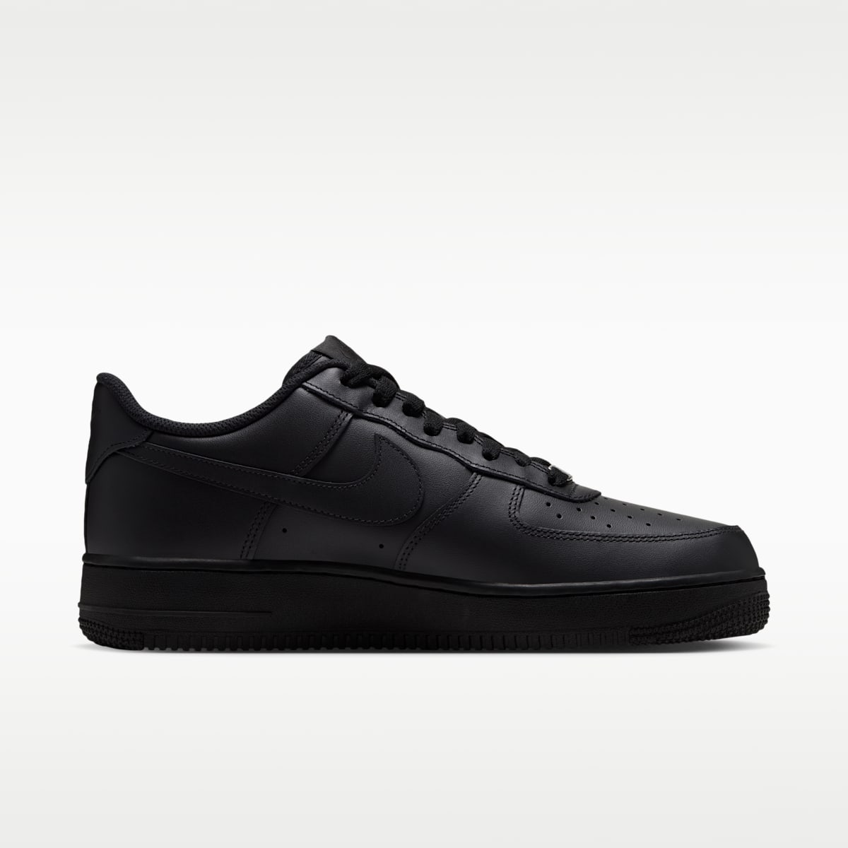 Nike Air Force 1 '07 Men's Shoes - Black/Black - Image 3