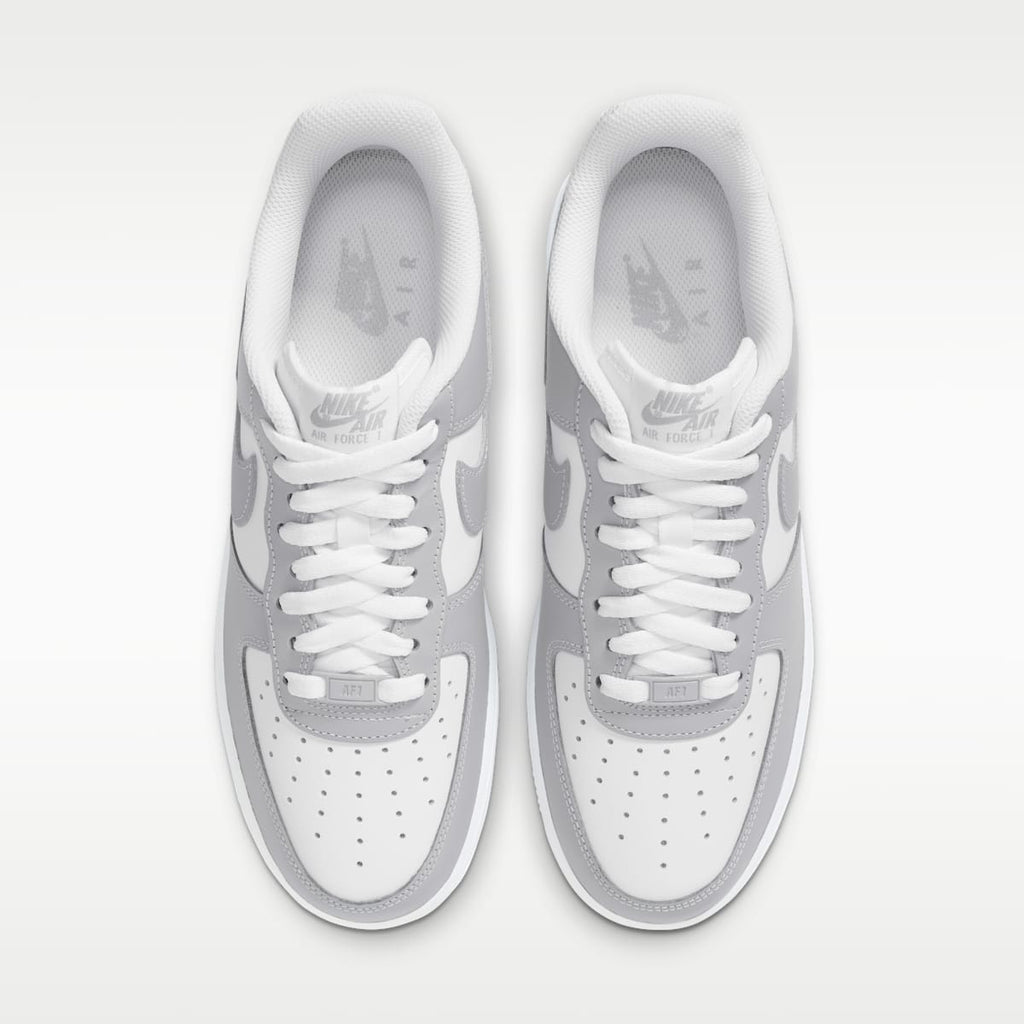 Nike Air Force 1 '07 Men's Shoes - White/White/Light Smoke Grey/Light Smoke Grey - Image 4