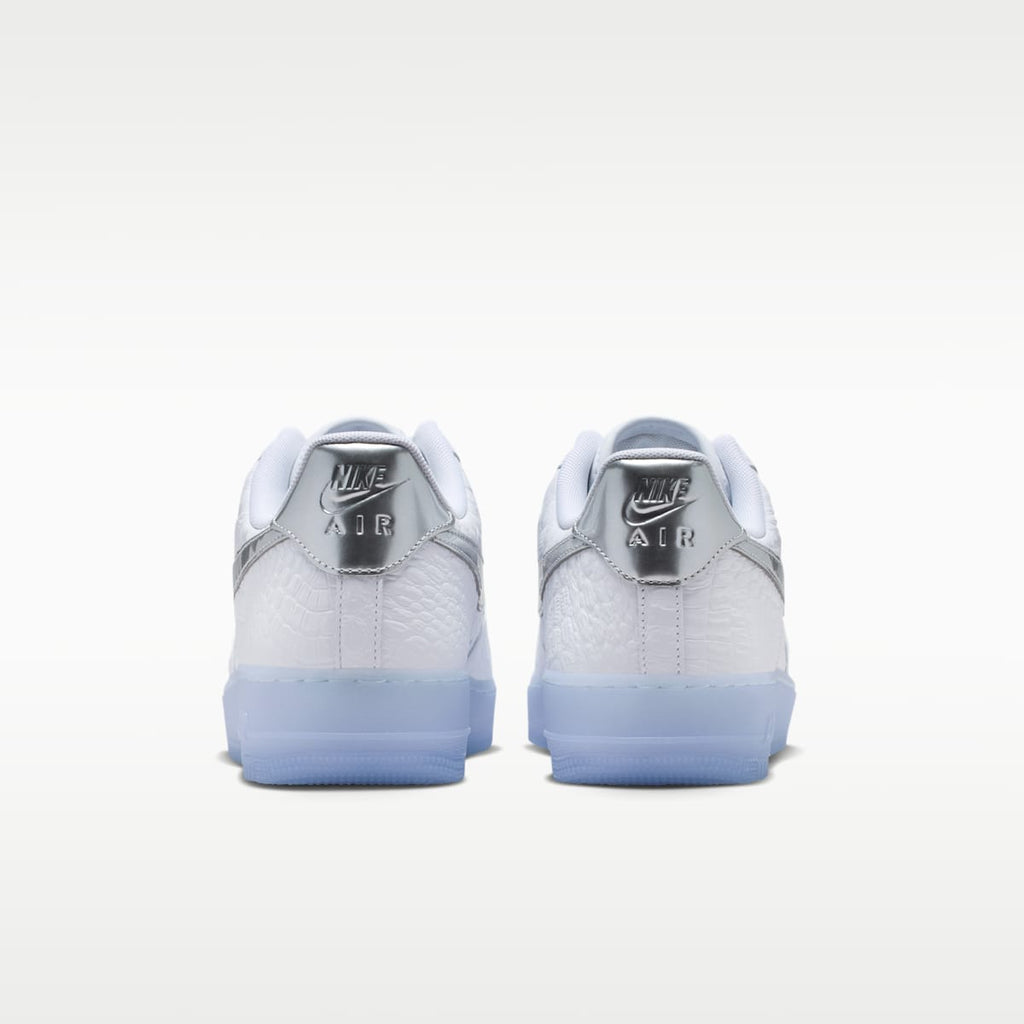 Nike Air Force 1 '07 Men's Shoes - White/Blue Tint/Pure Platinum/Chrome - Image 6