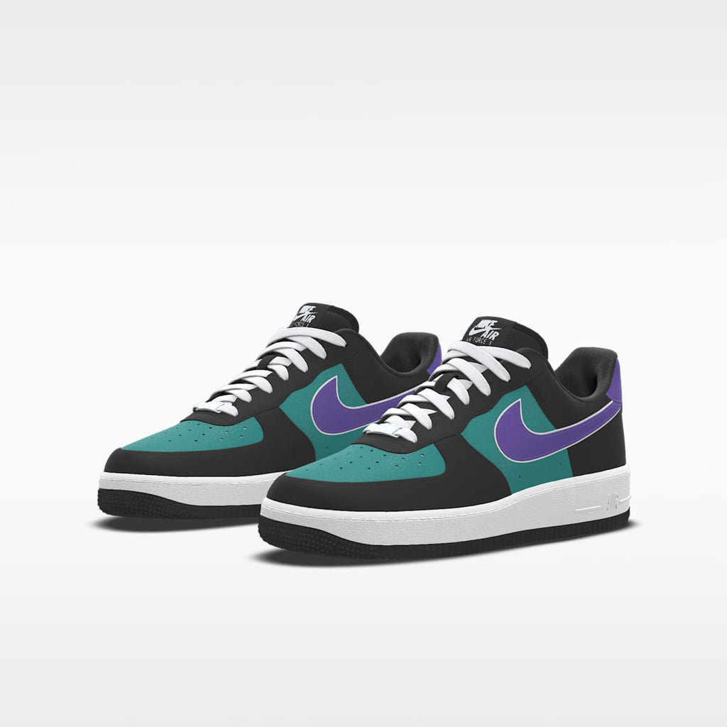 Nike Air Force 1 Big Kids' Shoes - Multi-Color/Multi-Color - Image 2