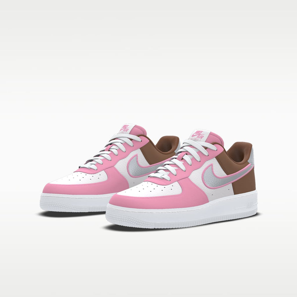Nike Air Force 1 Big Kids' Shoes - Multi-Color/Multi-Color - Image 2