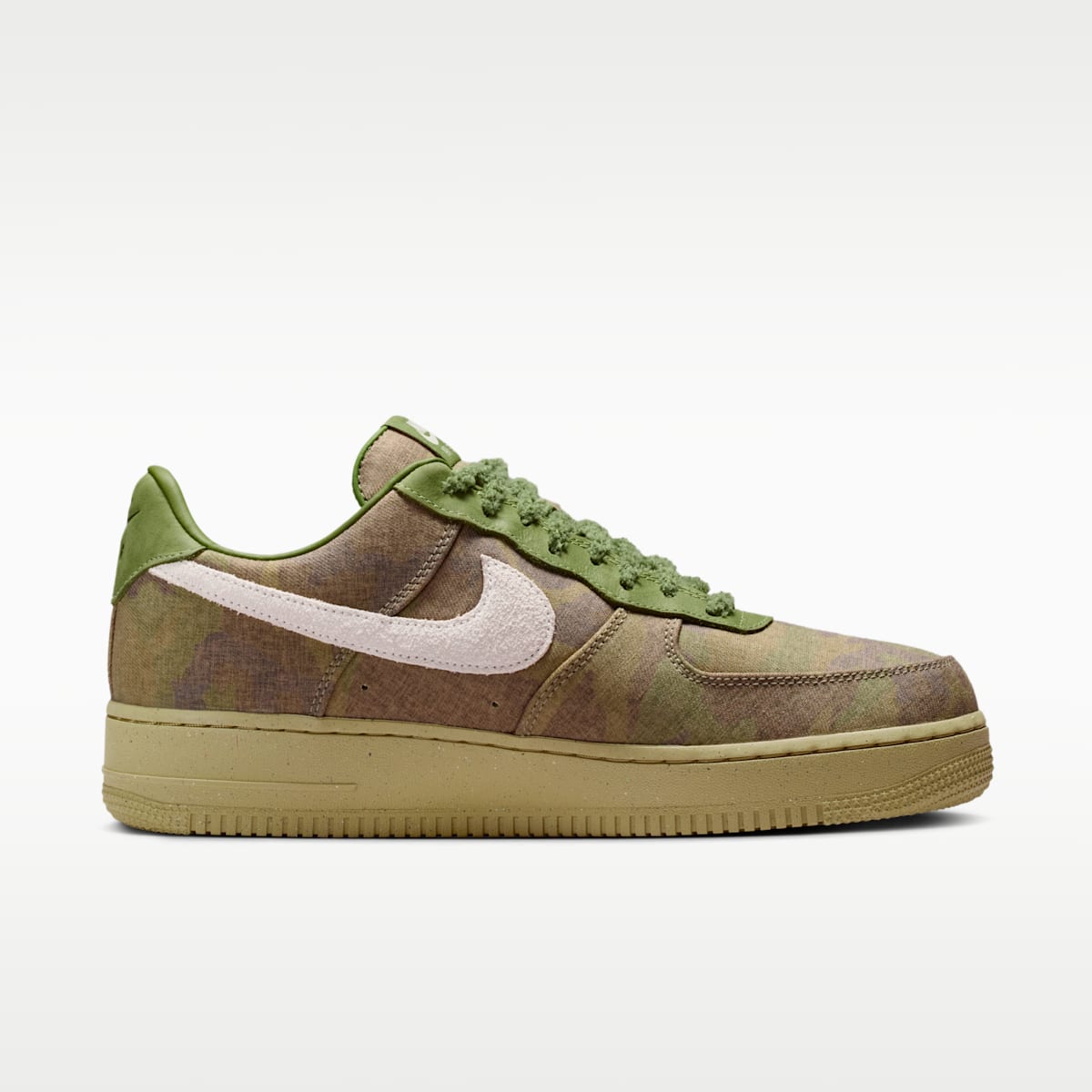 Air Force 1 Low Men's Shoes - Asparagus/Aluminum/Phantom/Wheat Grass - Image 3