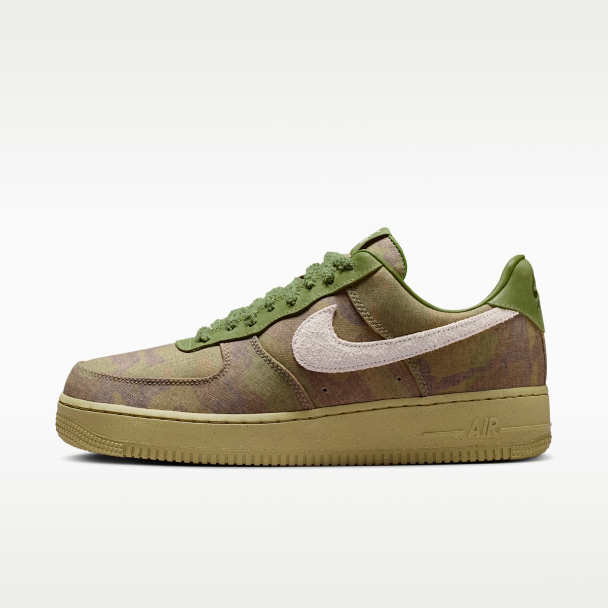 Air Force 1 Low Men's Shoes - Asparagus/Aluminum/Phantom/Wheat Grass - Image 1