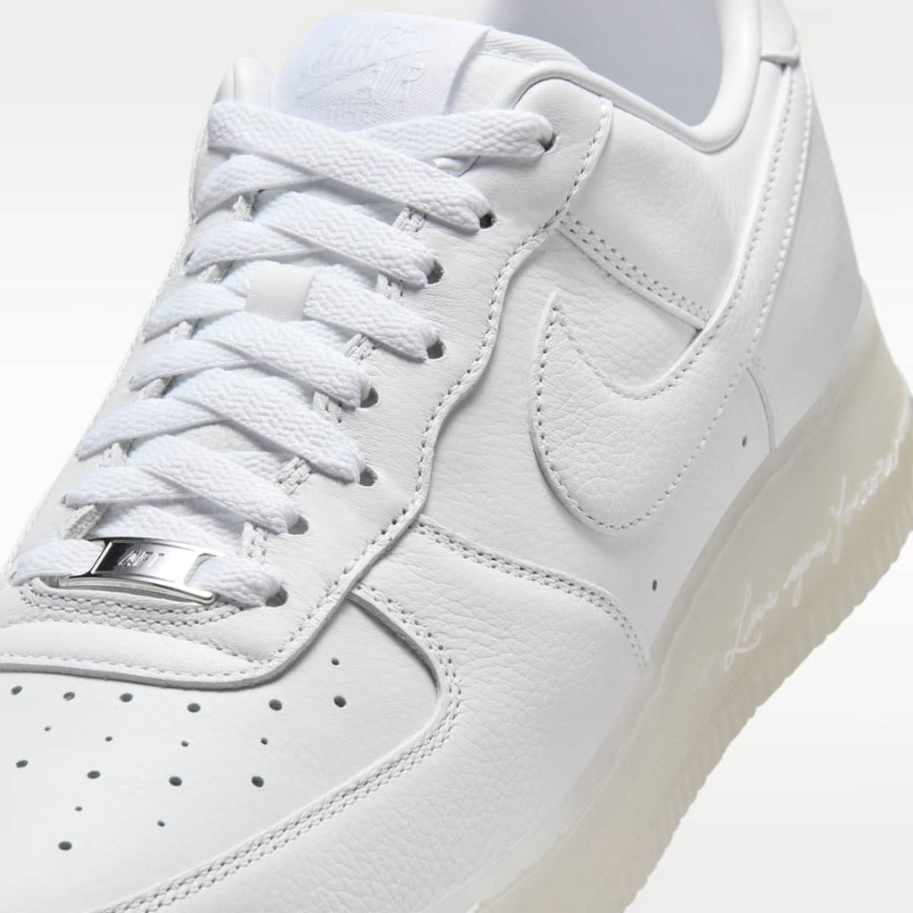 NOCTA Air Force 1 Low Men's Shoes - White/Metallic Silver/Cobalt Tint - Image 7