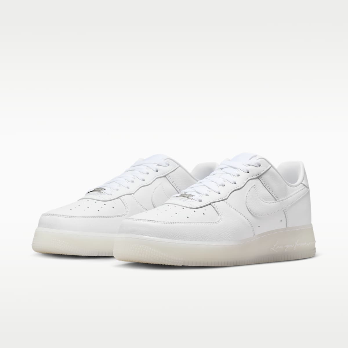 NOCTA Air Force 1 Low Men's Shoes - White/Metallic Silver/Cobalt Tint - Image 5