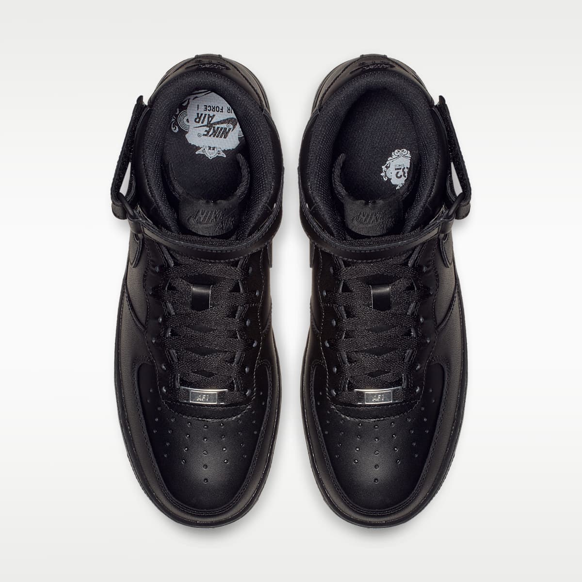 Nike Air Force 1 Mid '07 Men's Shoes - Black/Black - Image 4