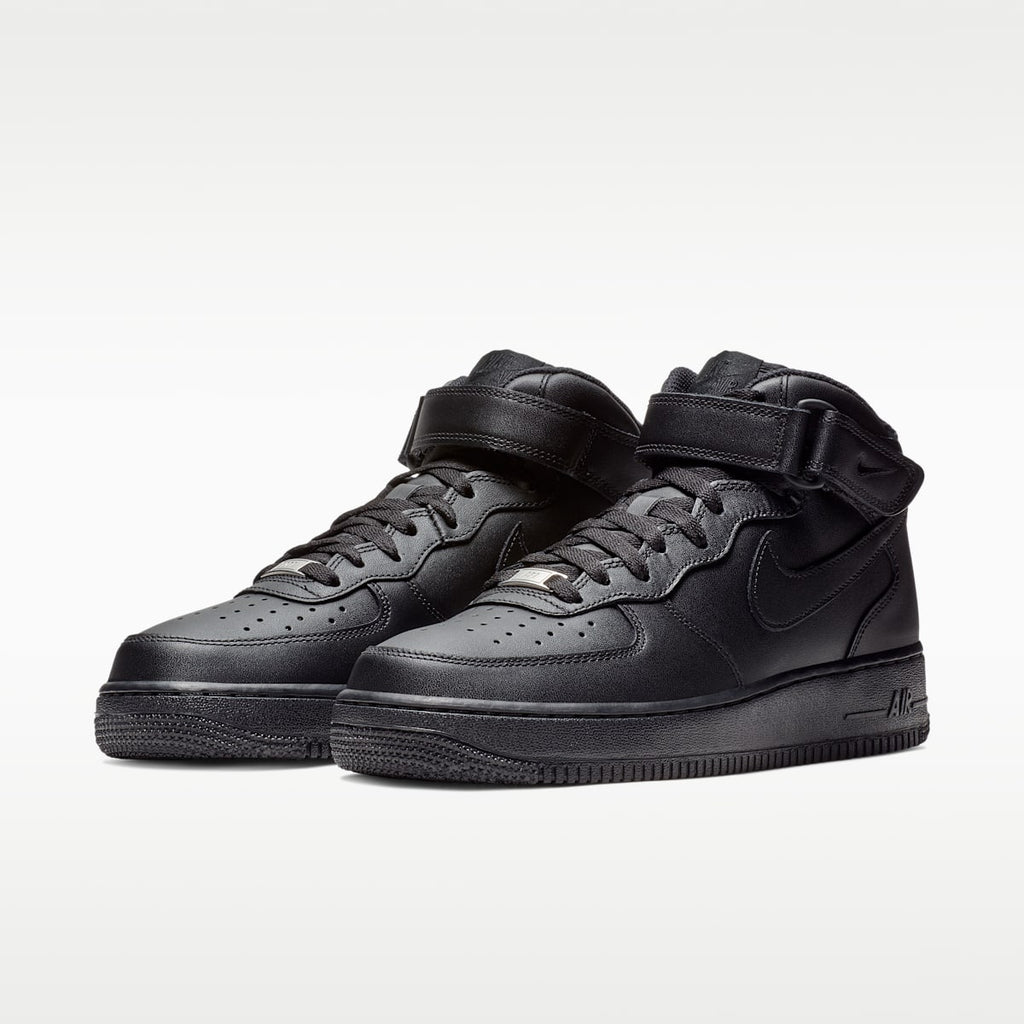 Nike Air Force 1 Mid '07 Men's Shoes - Black/Black - Image 5