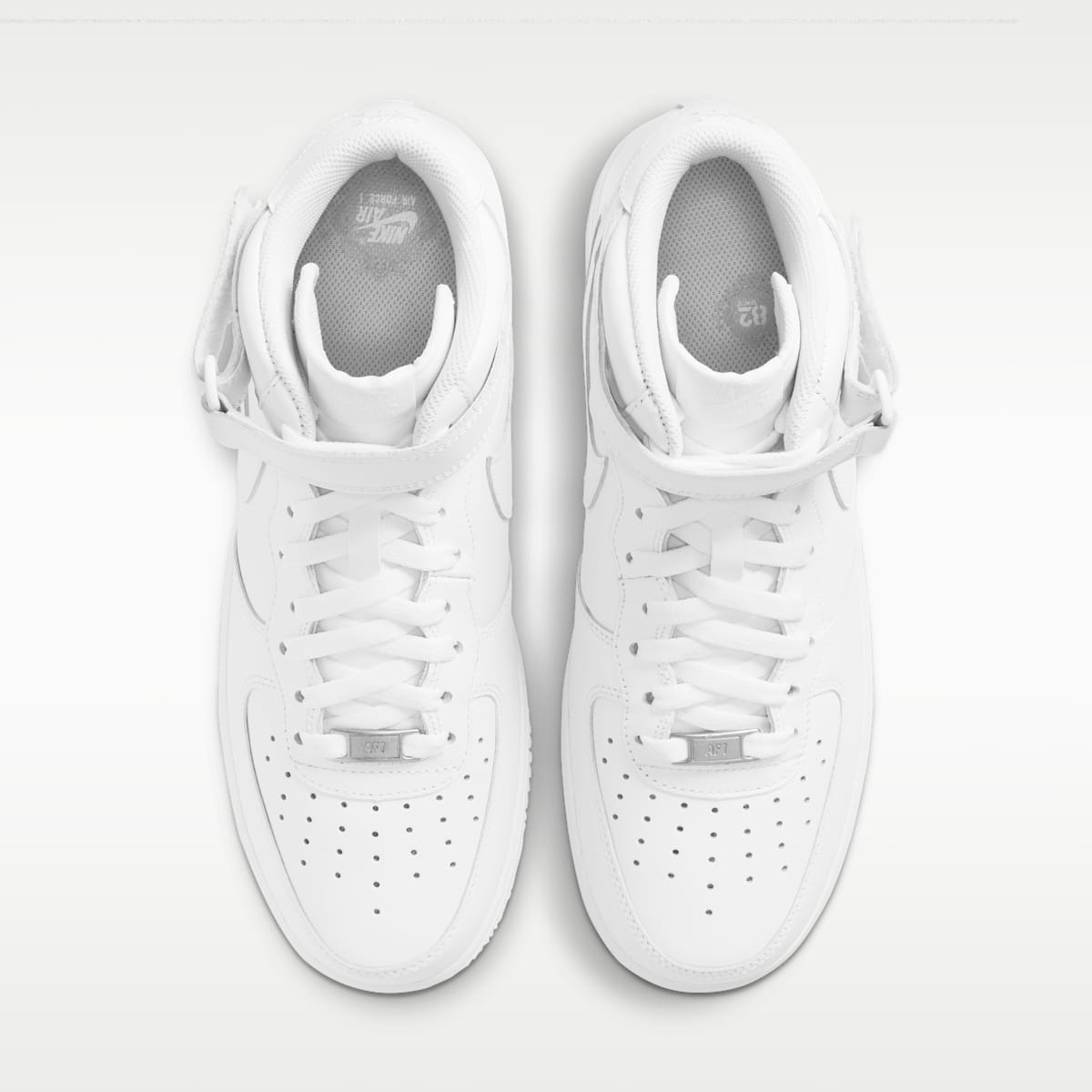 Nike Air Force 1 Mid '07 Men's Shoes - White/White - Image 4