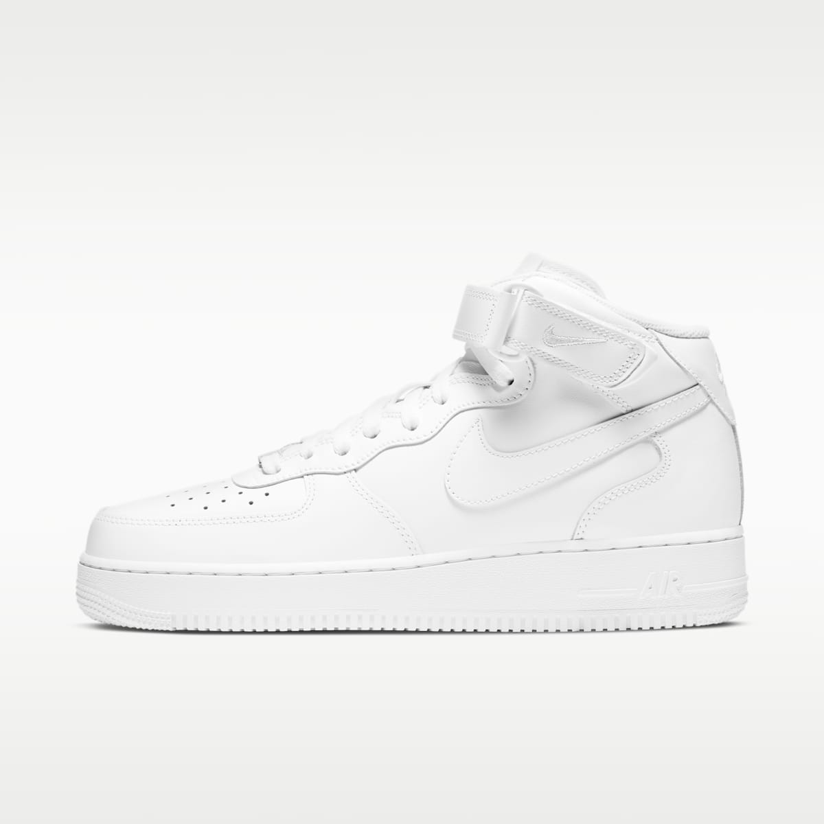 Nike Air Force 1 Mid '07 Men's Shoes - White/White - Image 1