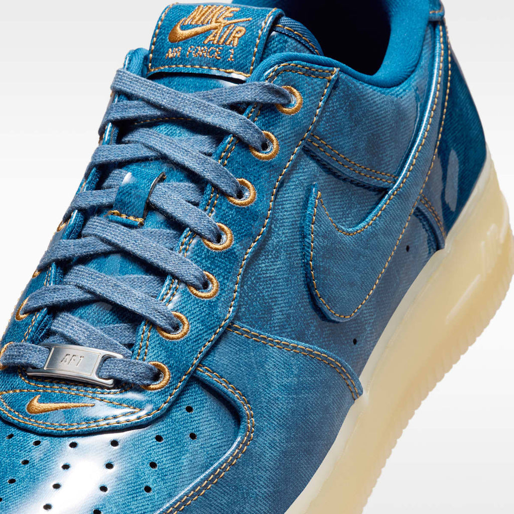 Nike Air Force 1 Retro Men's Shoes - Coastal Blue/Natural/Flax/Coastal Blue - Image 7