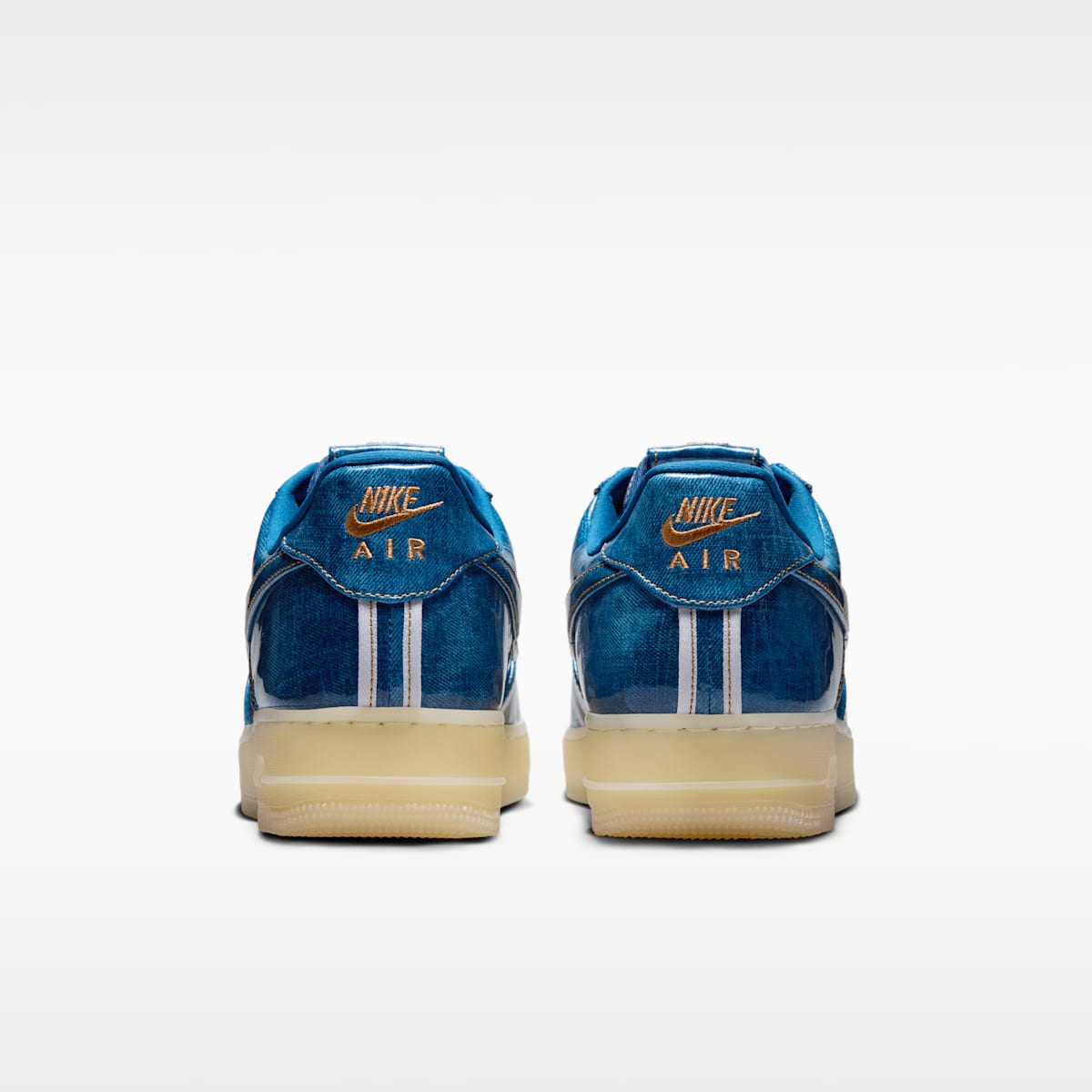 Nike Air Force 1 Retro Men's Shoes - Coastal Blue/Natural/Flax/Coastal Blue - Image 6