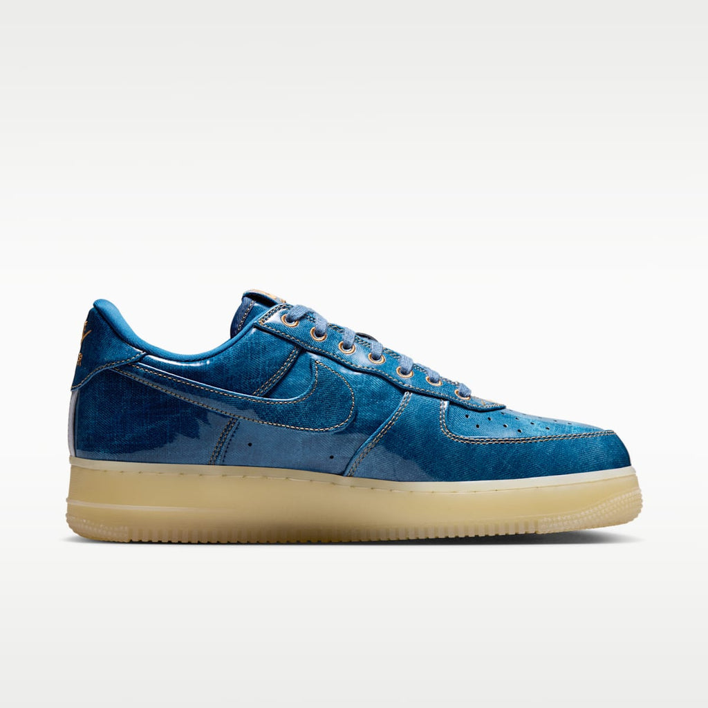 Nike Air Force 1 Retro Men's Shoes - Coastal Blue/Natural/Flax/Coastal Blue - Image 3
