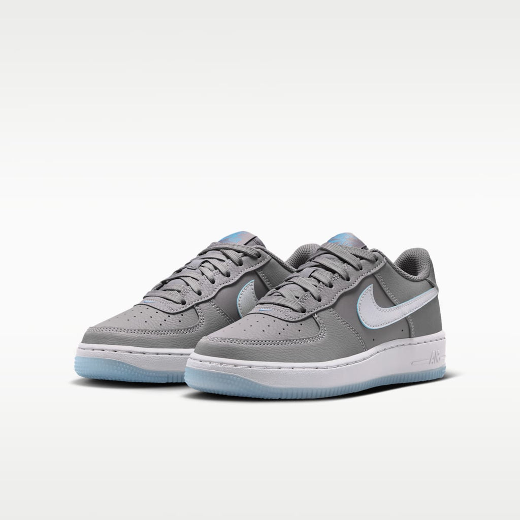Nike Air Force 1 SE Big Kids' Shoes - Pencil Point/Work Blue/Wolf Grey