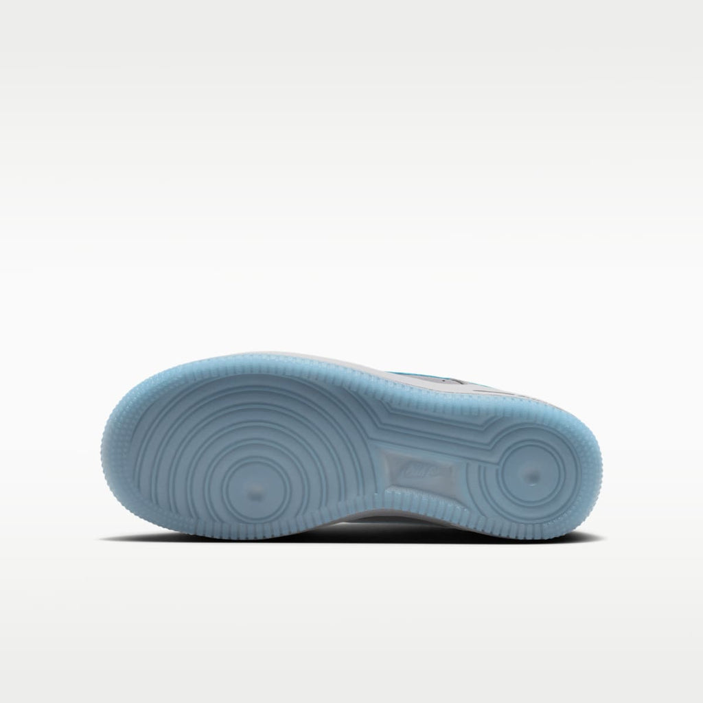 Nike Air Force 1 SE Big Kids' Shoes - Pencil Point/Work Blue/Wolf Grey