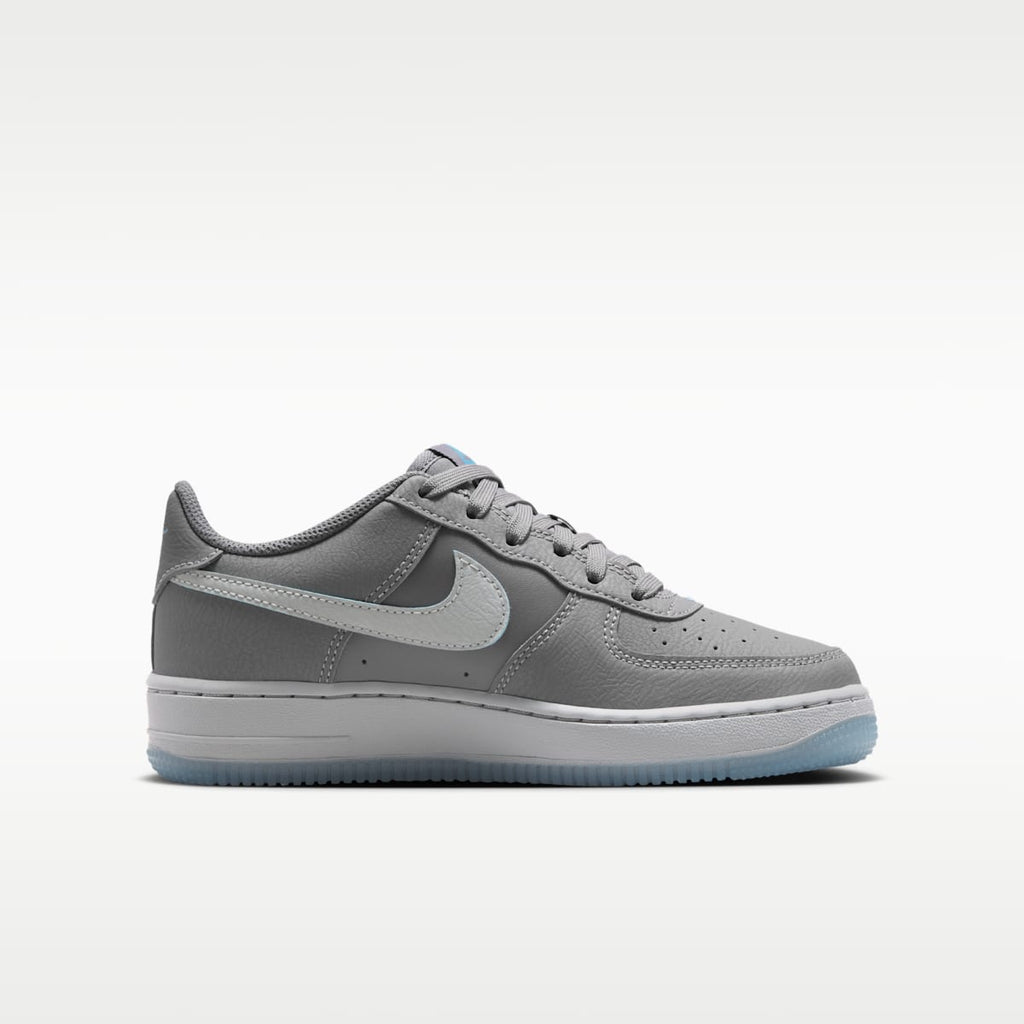 Nike Air Force 1 SE Big Kids' Shoes - Pencil Point/Work Blue/Wolf Grey