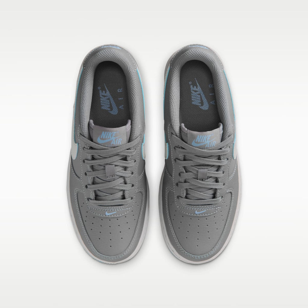 Nike Air Force 1 SE Big Kids' Shoes - Pencil Point/Work Blue/Wolf Grey