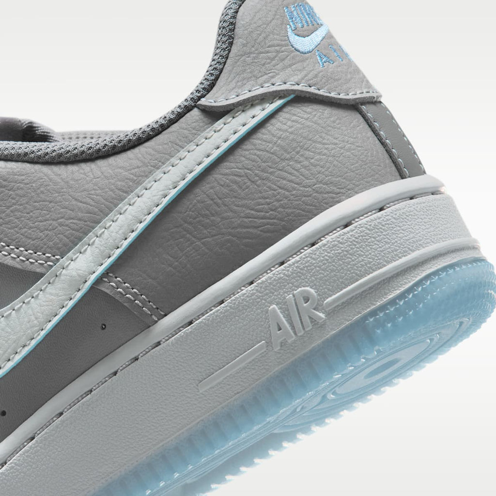 Nike Air Force 1 SE Big Kids' Shoes - Pencil Point/Work Blue/Wolf Grey
