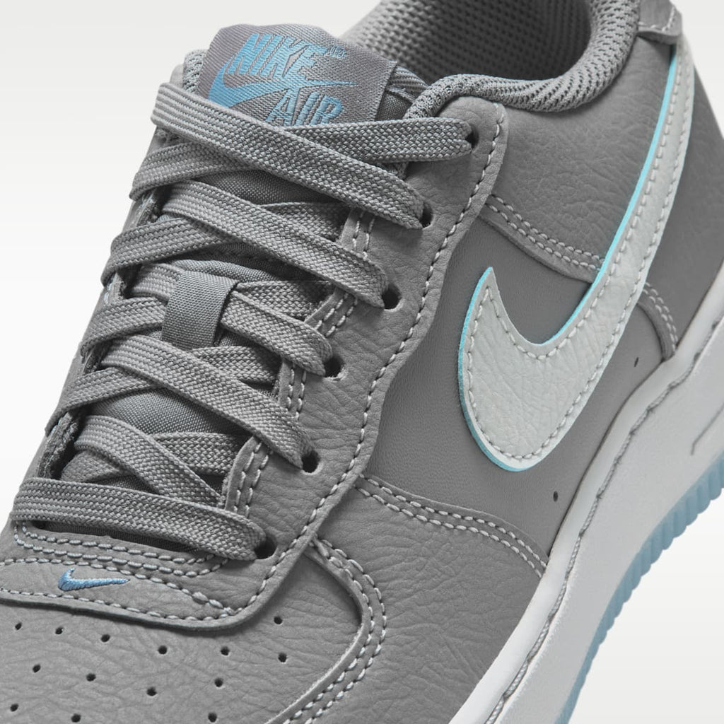Nike Air Force 1 SE Big Kids' Shoes - Pencil Point/Work Blue/Wolf Grey