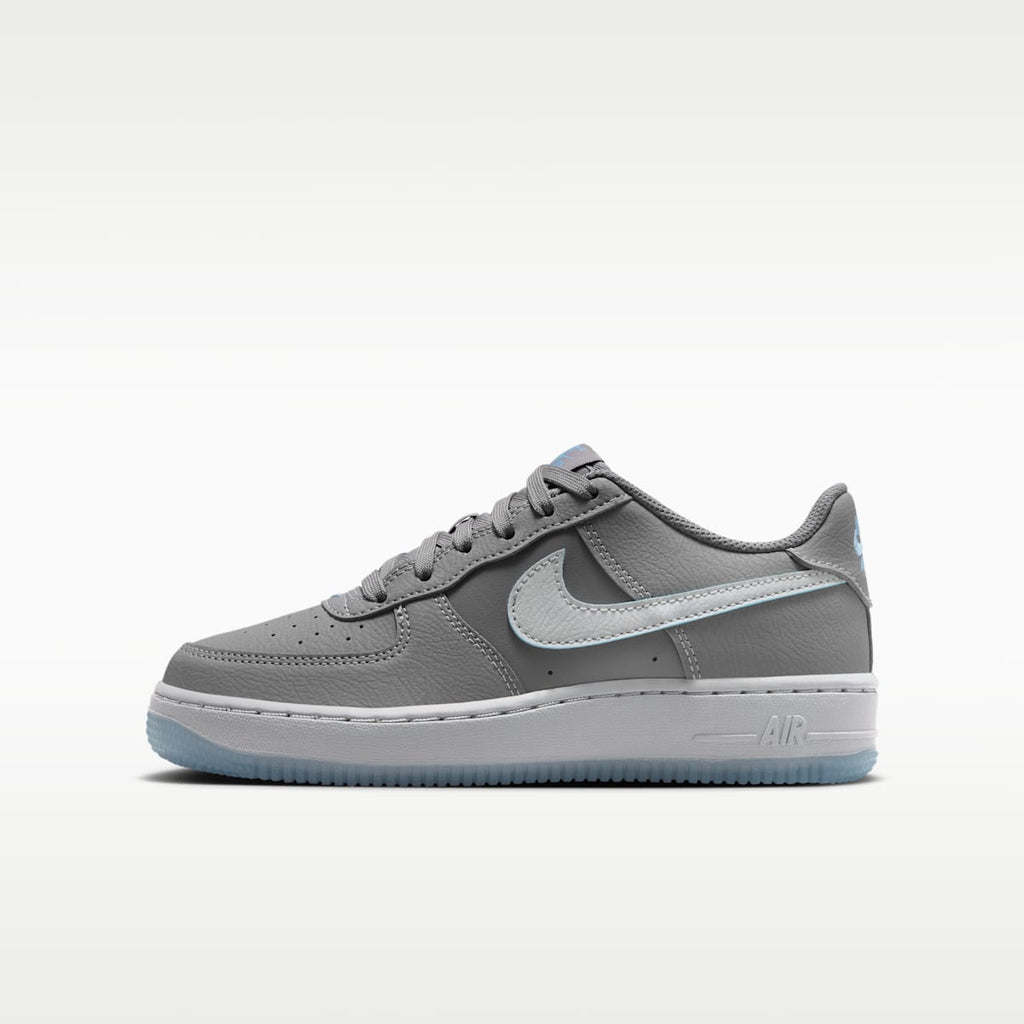 Nike Air Force 1 SE Big Kids' Shoes - Pencil Point/Work Blue/Wolf Grey