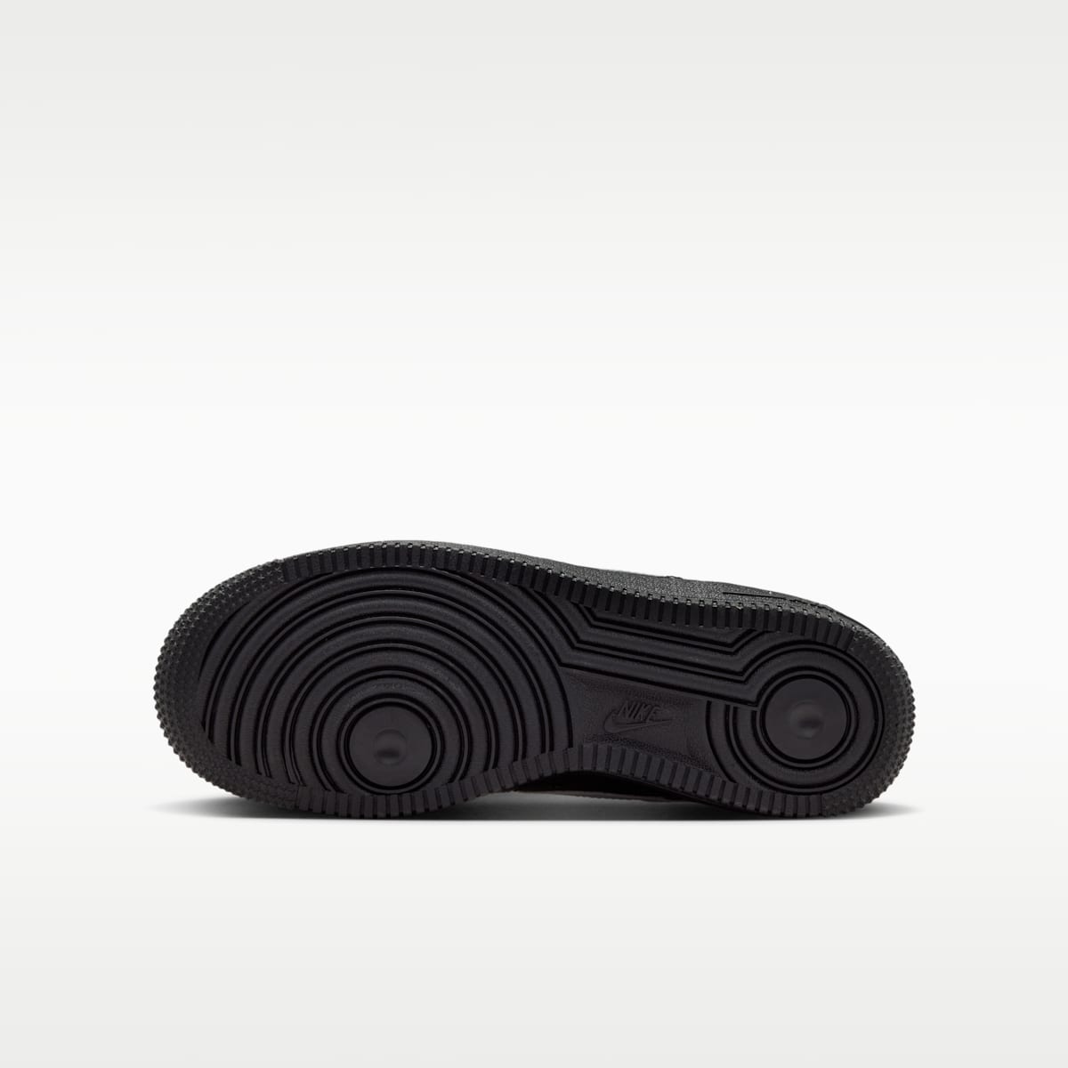 Nike Air Force 1 Tech Big Kids' Shoes - Black/Black/White
