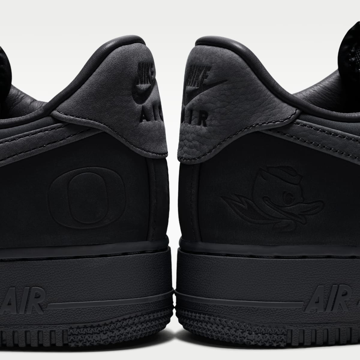 Air Force 1 "University of Oregon" Men's Shoes - Black/Black - Image 9