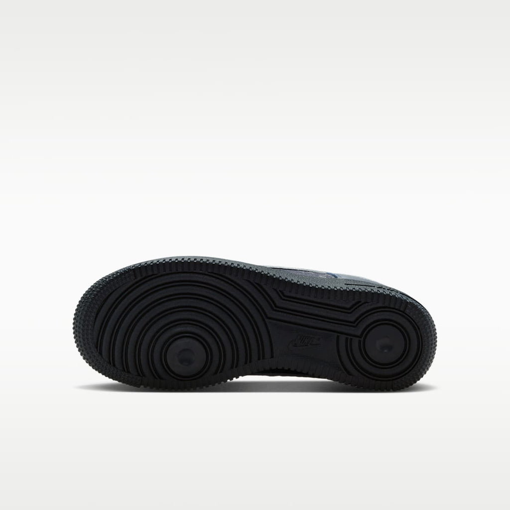 Nike Air Force 1 Big Kids' Shoes - Dark Obsidian/Black/University Red/White - Image 2