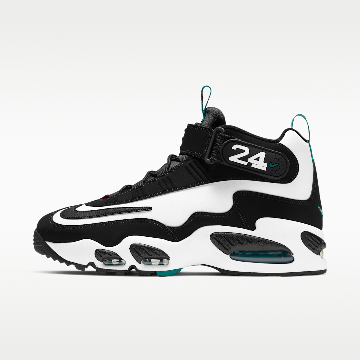 Women's Nike Air Griffey Max 1 Men's Shoes - White/Fresh Water/Black
