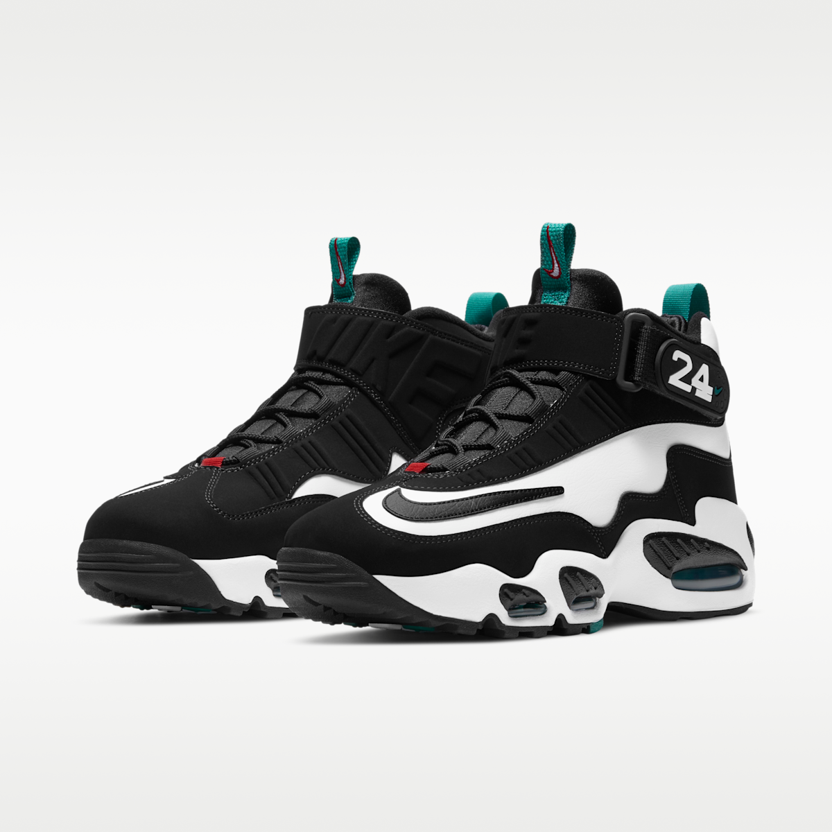 Women's Nike Air Griffey Max 1 Men's Shoes - White/Fresh Water/Black