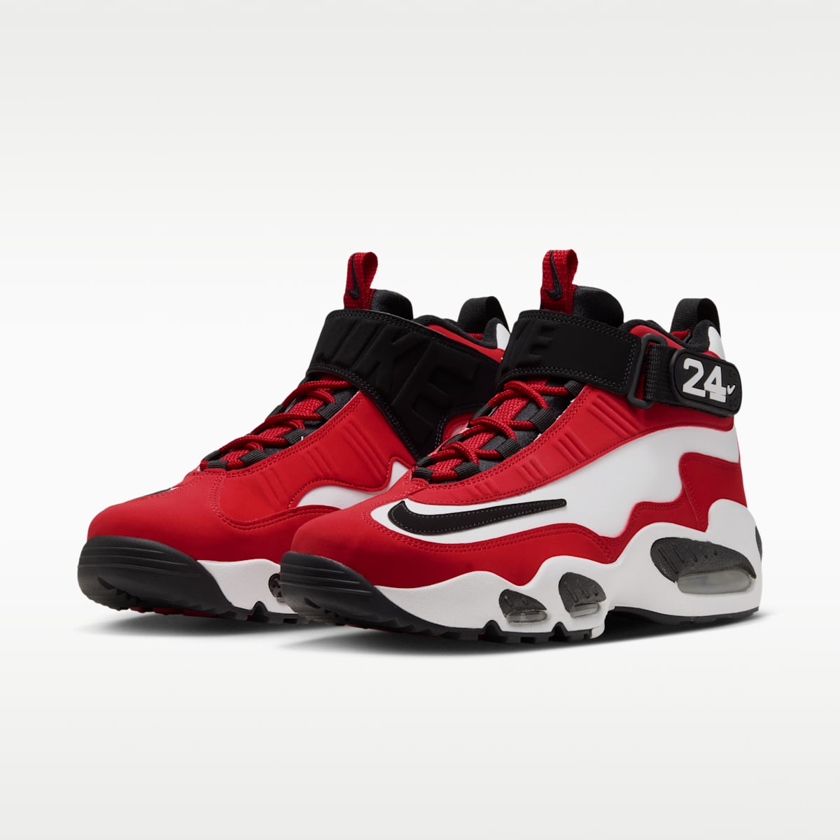 Nike Air Griffey Max 1 Men's Shoes - White/Black/Varsity Red - Image 5